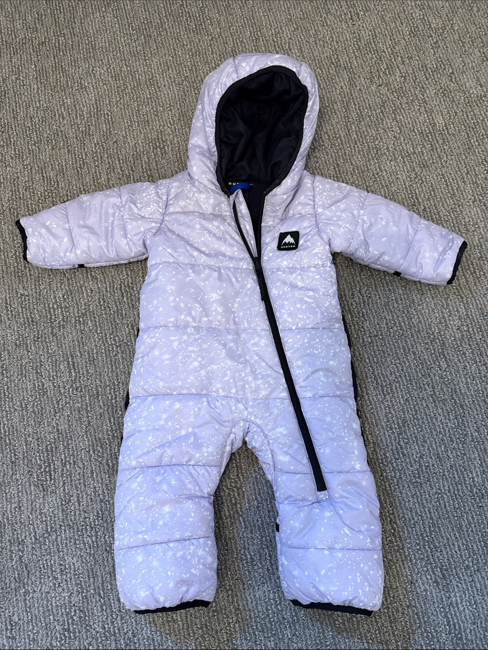 Burton Lavender Infant Snow Jacket with Hood Size 12 Months